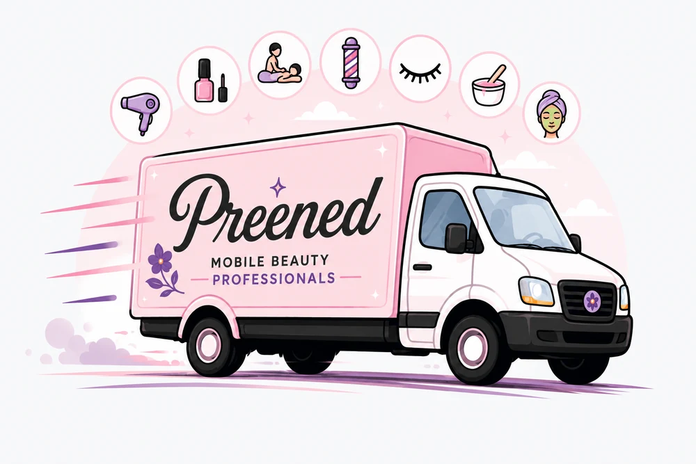 Preened — mobile beauty professionals who come to you
